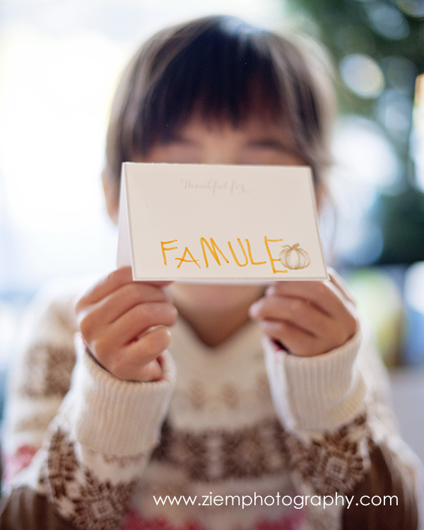 Thanksgiving DIY for kids | Austin photographers | ziem photography